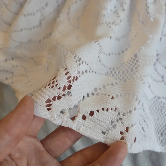 Lilly Pulitzer Cecelia White Lace Vneck Bell Sleeve Midi Dress - Picture 9 of 12